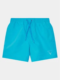 Guess Szorty sportowe L4GZ06 WG282 Niebieski Regular Fit - Spodenki damskie - miniaturka - grafika 1