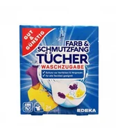 Środki do prania - Edeka Chusteczki wyłapujące kolory Gut&Gunstig Farb & Schmutz Fangtucher 24szt - miniaturka - grafika 1