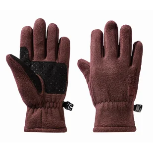 Dziecięce rękawiczki polarowe Jack Wolfskin FLEECE GLOVE K boysenberry - 116 - Rękawiczki dla dzieci - miniaturka - grafika 1
