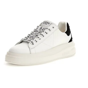 Damskie Sneakersy GUESS ELBINA FLTELBLEA12-WHBLK – Biały - Sneakersy damskie - miniaturka - grafika 1