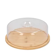 Tace i patery - Patera Bambou Z Pokrywką Okrągła 28 Cm Homla - miniaturka - grafika 1