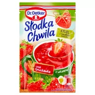 Dodatki do ciast w proszku - Dr. Oetker - Słodka chwila kisiel o smaku truskawkowym - miniaturka - grafika 1