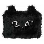 Piórniki - Piórnik saszetka Memoris Fluffy kot włochata - miniaturka - grafika 1