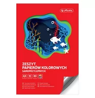 Zeszyty szkolne - Herlitz Zeszyt Papierów Kolorowych Samoprzylepnych A4 9583709 - miniaturka - grafika 1