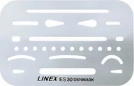 Przybory szkolne - Linex Linex Schablone 26 Öffnungen, Desk ruler - miniaturka - grafika 1
