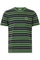 Koszulki męskie - CASUAL FRIDAY Męski t-shirt CFThor 0059 Y/D w paski 180121/zielony (Elm Green), XL, 180121 / zielony elm, XL - miniaturka - grafika 1