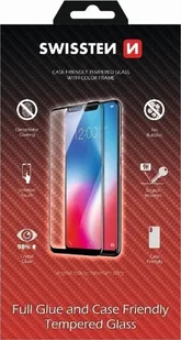Swissten Glass Color Frame Case-Friendly iPhone 11 Pro - Black - Szkła hartowane na telefon - miniaturka - grafika 1