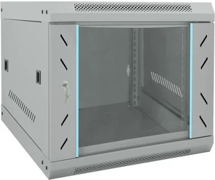 vidaXL Szafa sieciowa z przechowywaniem Szary 53 x 60 x 45 cm Stal - Szafy rack - miniaturka - grafika 1