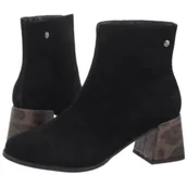 Botki damskie - Botki Czarne K7202-01/00-8 (MA1445-b) Maciejka - miniaturka - grafika 1