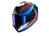 Kaski motocyklowe - Kask Integralny Shark Spartan GT Pro Carbon Speed-Vib Niebieski/CzerwonyS - miniaturka - grafika 1