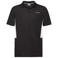 Koszulki męskie - Head męska koszulka polo Club Tech, czarny, s - miniaturka - grafika 1