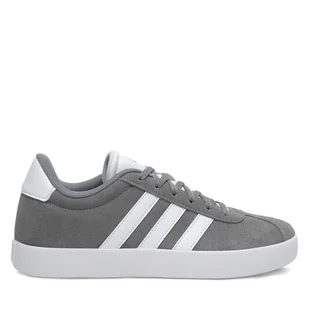 Sneakersy adidas VL COURT 3.0 K ID6314 Szary - Buty dla dziewczynek - miniaturka - grafika 1