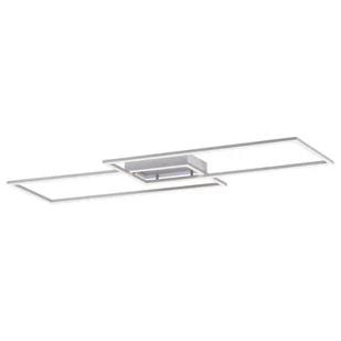 Paul Neuhaus Nowoczesny plafon stal 20W LED ściemnialny - Plazas 2 - Lampy sufitowe - miniaturka - grafika 1