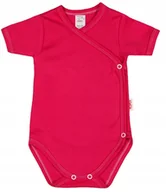 Body dla niemowląt - Body KOPERTOWE K/R 100% Bawełna RÓŻ AMARANT r 74 KLEKLE - miniaturka - grafika 1