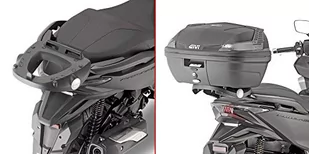 Givi SR1166 Topcase Bagażnik czarny Monokey Walizka lub płyta maks. ładowność 6 kg HondaNSS 125 Forza ABSBJ 15 - Kufry i sakwy motocyklowe - miniaturka - grafika 1