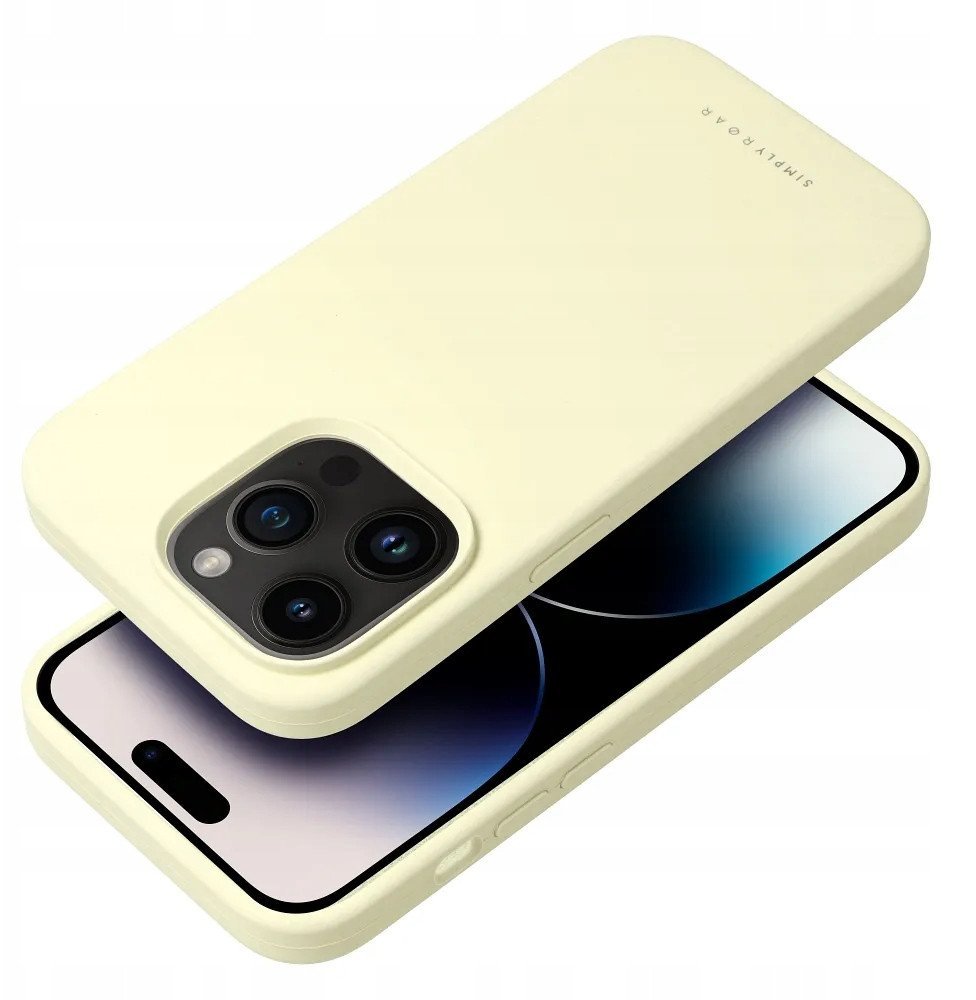 ROAR futerał CLOUD SKIN do IPHONE 16e SE 4 2025 Jasnożółty