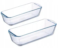 Formy do ciast - Zestaw 2 x forma keksówka 31 cm + 28 cm Pyrex - miniaturka - grafika 1