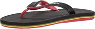 Sandały męskie - Quiksilver Sandały męskie Haleiwa II, czarny, czerwony, zielony, 43 EU - miniaturka - grafika 1