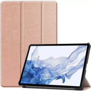 Bizon Etui Case Tab Croc do Samsung Galaxy Tab S8 / S7, różowozłote - Etui do tabletów - miniaturka - grafika 1