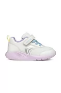 Buty dla dziewczynek - Geox sneakersy dziecięce SPRINTYE kolor biały - miniaturka - grafika 1