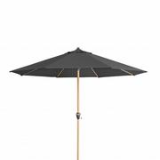 Parasole ogrodowe - ALU WOOD 3,5 m - parasol z rączką z ochroną ULTRA UV 840 - miniaturka - grafika 1