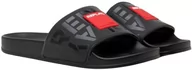 Kapcie damskie - Replay Męskie kapcie UP Label 178 Black RED, 40 EU, 178 Black Red, 40 EU - miniaturka - grafika 1