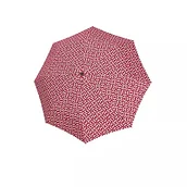 Parasole - reisenthel Umbrella Pocket Classic – kompaktowy parasol kieszonkowy z butelek PET pochodzących z recyklingu – z ergonomicznym uchwytem, czerwony, 24 x 4,5 x 5 cm, Wytrzymały parasol kieszonkowy - miniaturka - grafika 1