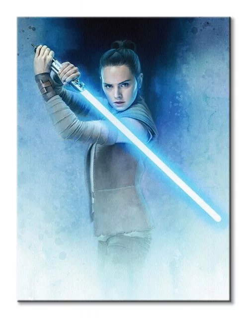 Pyramid Posters Star Wars: The Last Jedi (Rey Lightsaber Guard) - obraz na płótnie 60x80 WDC100201