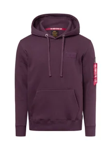 Alpha Industries Bluza nierozpinana Mężczyźni lila jednolity, S - Bluzy męskie - miniaturka - grafika 1