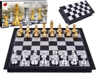 Gry planszowe - SZACHY MAGNETYCZNE NA MAGNES GRA RODZINNA STRATEGICZNA LOGICZNA Składane - miniaturka - grafika 1