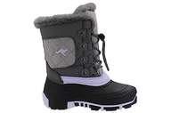 Śniegowce damskie - KangaROOS Kanga-Bean Care śniegowce dziewczęce, Steel Grey Lavender, 33 EU - miniaturka - grafika 1
