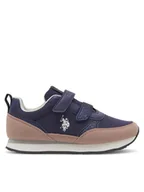 Buty dla chłopców - U.S. Polo Assn. Sneakersy NOBIK012 Granatowy - miniaturka - grafika 1