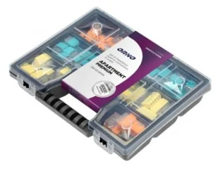Orno Zestaw złączek instalacyjnych Apartment Premium, 109 sztuk. Wciskane: 30x 2-przew. 30x 3-przew. 12x 5-przew. Zaciskowe: 20x 2-pr OR-SZ-8009 - Kostki, złączki, wtyczki - miniaturka - grafika 2