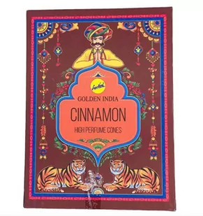 Kadzidełka zapachowe, Golden India, Cynamon - Kadzidła i dodatki - miniaturka - grafika 1