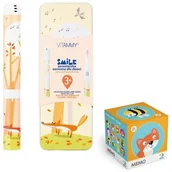 Szczoteczki do zębów dla dzieci - Zestaw prezentowy szczoteczka soniczna do zębów dla dzieci i gra obrazkowa, Vitammy, SMILE, lisek + DODO Memo lis - miniaturka - grafika 1