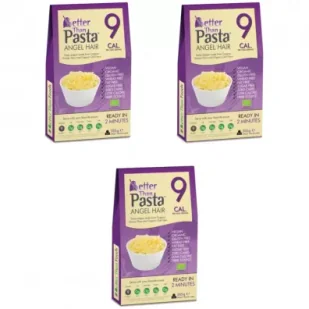 Better Than Foods Makaron (konjac typu noodle angel hair) bezglutenowy Zestaw 3 x 385 g Bio - Makaron - miniaturka - grafika 1