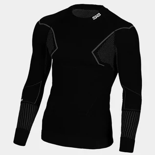 Koszulki męskie - KOSZULKA GATTA THERMO MAN MASI/MOUNT (kolor black-grey, rozmiar XL) - grafika 1