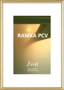 Ramka 15x21 (A5) PCV złota, półbłysk (RA19) - Ramki na zdjęcia - miniaturka - grafika 1