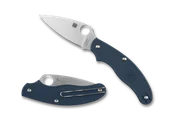 Noże - Nóż składany Spyderco UK Penknife Cobalt Blue FRN, Satin Plain CPM SPY27 by Sal Glesser (C94PCBL) - miniaturka - grafika 1