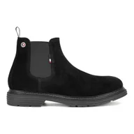 Botki męskie - U.S. POLO ASSN. LORENZ001M/DSE1 Czarny - miniaturka - grafika 1