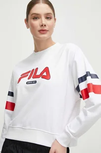 Fila bluza damska kolor biały z nadrukiem - Bluzy damskie - miniaturka - grafika 1