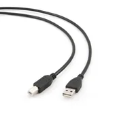 Kable USB - Gembird męskie - męskie Kabel USB3 m black Niklowane końce (CCP-USB2-AMBM-10) - miniaturka - grafika 1