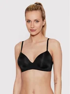 Biustonosze - Calvin Klein Underwear Biustonosz bezfiszbinowy 000QF4081E Czarny - miniaturka - grafika 1