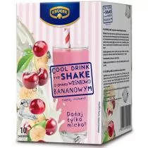 Kruger Napój na zimno typu shake Wiśnia-Banan 10 x 20 g - Soki i napoje niegazowane - miniaturka - grafika 1