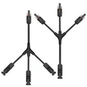 Panele fotowoltaiczne - Qoltec Konektor solarny złącze MC4 Typ Y 1000V 30A - miniaturka - grafika 1