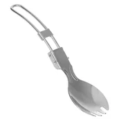 Kuchnia turystyczne i akcesoria - MFH Fox Outdoor Łyżko-widelec Składany Srebrny 33434 - miniaturka - grafika 1