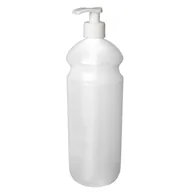 Mydelniczki i dozowniki mydła - Butelka HDPE pojemnik dozownik na płyn dezynfekcyjny mydło żel o pojemności 1000ml (1L) - miniaturka - grafika 1