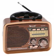 Radioodtwarzacze - Radio PRZENOŚNE RETRO GŁOŚNIK FM Bluetooth MP3 USB - miniaturka - grafika 1