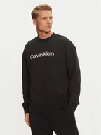 Bluzy męskie - Calvin Klein Bluza Hero Logo K10K112956 Czarny Comfort Fit - miniaturka - grafika 1