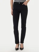 Spodnie damskie - Morgan Jeansy 251-PETROI Czarny Slim Fit - miniaturka - grafika 1